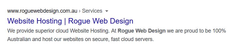 Rogue Web Design Rich Snippet Example Quick Seo Tip