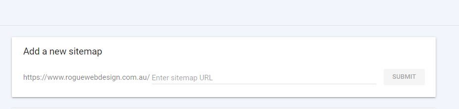 Adding A New Sitemap To Google Search Console