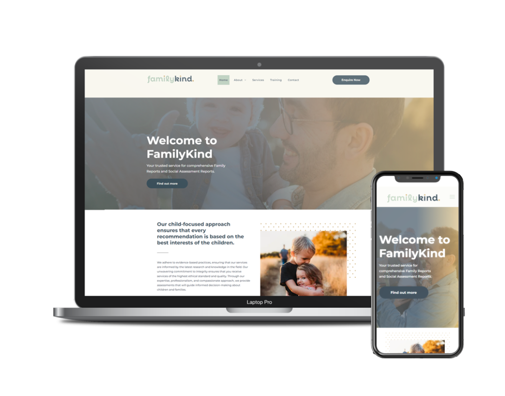 Familykind Website Design